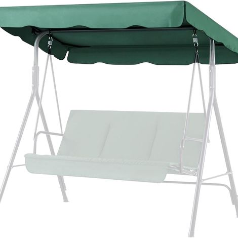 Housse de protection de balancelle de jardin 164x114x15cm, couverture imperméable et anti-UV pour terrasse et extérieur (1/4)