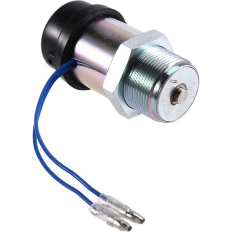 Électrovanne d'arrêt de carburant 12 V 195-8411, pour pelle hydraulique Caterpillar 305CR, 304CR, 303CR, 302.5C et moteur K4N, S3L2 et S4L2. (1/5)