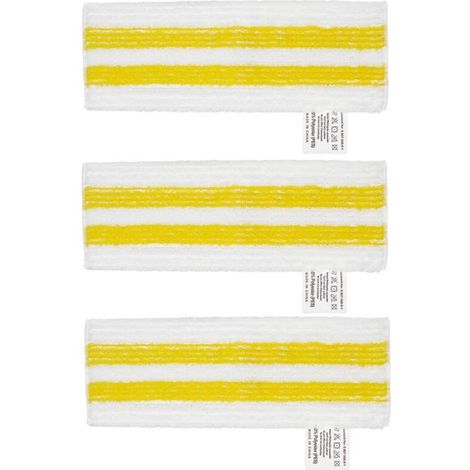 Lot de 3 Accessoires de Balai Plat pour Balai Vapeur Karcher Easyfix SC1 SC2 SC3 SC4 SC5 SV7, en Microfibre (1/5)