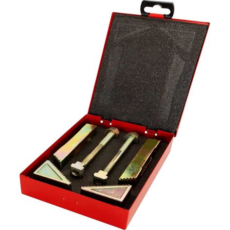 Set 6 staffe staffaggio cava 8 mm x bloccaggio pezzi fresa Holzmann sws6tlgm8 (1/3)
