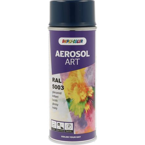 Aérosol - MOTIP DUPLI - RAL 5003 - 400 ml - Brillant - Haute qualité nitro-combi
