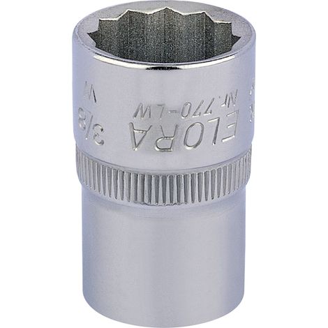 Premium 3/8 and 1/2 Inch Square Drive Elora Whitworth Bi-Hexagon Socket Set (Model 24830) (1/5)