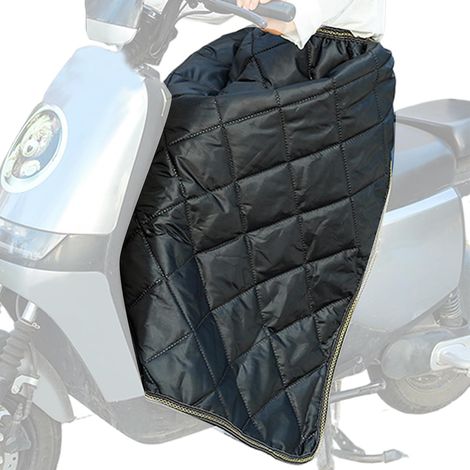 Protection des jambes de moto - Polaire thermique d'hiver - Imperméable - Chaude - Protection contre le froid - Avec réflecteurs - Pour les trajets en ville, les voyages, la ville - Protection contre (1/5)