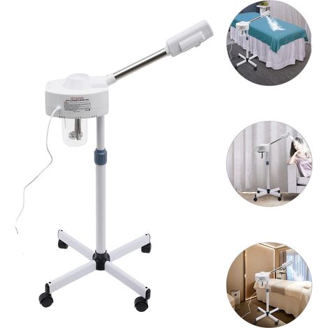 Vapeur Facial, 800W, 220V, Hauteur de Support Réglable 30-40 cm, Technologie de Vapeur Nano-Ionique, Certifié CE (1/5)
