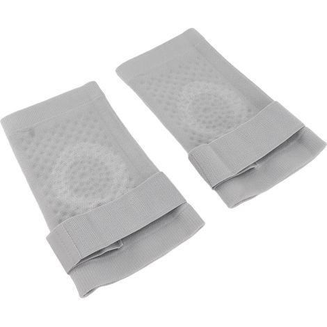 Genouillères chauffantes auto-chauffantes, protection contre le froid, manchon de compression pour hommes et femmes, gris (1/5)