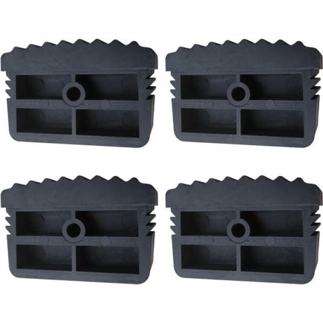 4Pcs pieds d'échelle, pieds de rechange capuchons couvre pieds coussin de protection d'échelle en PVC, stabilisateur pièces de rechange pour échelles, échelles télescopiques, échelles à chevrons (1/5)