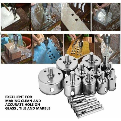 Coffret Scie Cloche diamants 32pcs Scie-cloche Carrelage (nouvelle édition) (1/3)
