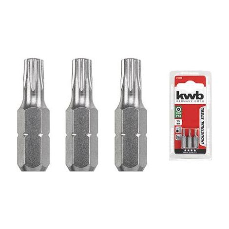 kwb 121610 Sechskant-Bit Stahl 3 St.