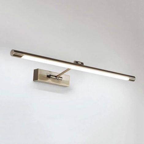 Applique murale LED étanche pour salle de bain, couleur bronze, éclairage réglable pour meuble-miroir (1/5)