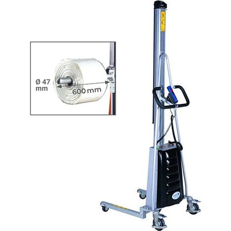 Impilatore semi-elettrico asse bobina - Carico max 100kg - E150/AXE/1500