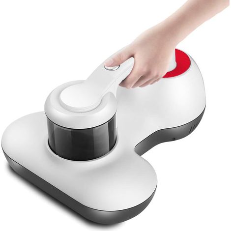 Handheld vacuum cleaner, cordless, portable, low noise, strong suction, rechargeable, anti-mite, for home/car, bedding and cushions (EU) (1/5)