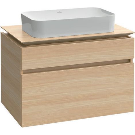 V&B Waschtischunterschrank LEGATO 800x550x500mm Glossy White (1/4)