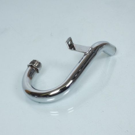 Collecteur coude de pot d'échappement pour mobylette Peugeot 50 (1/4)