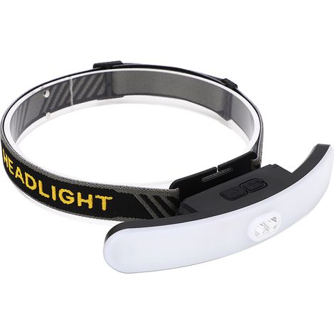 Lampe frontale COB, 6 modes d'éclairage, chargement USB, 2 modes d'interrupteur, lampe torche ultra-lumineuse pour la pêche et la course à pied, 3,7 V (1/5)