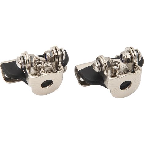 2 supports de fixation pour lampe LED, en acier et caoutchouc antirouille, antidérapants, avec pince de serrage. (1/5)