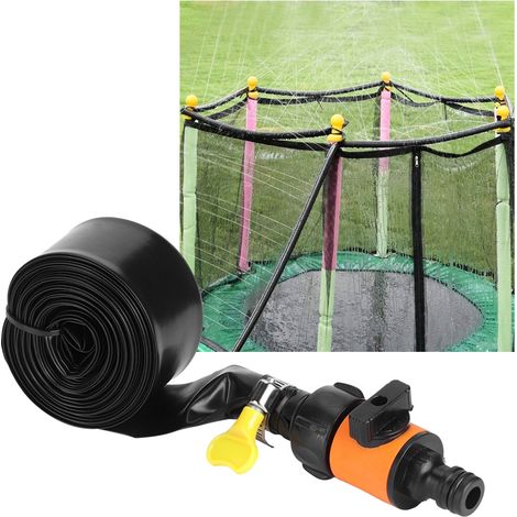 Trampolin-Wassersprinkler-Schlauch, Garten-Kühl-Bewässerungsgerät, Kinder-Sommer-Outdoor-Wasserspielzeug, 8 m (1/5)