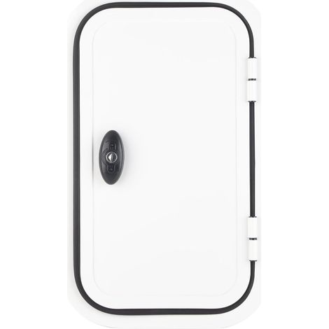 Porte à Bagages pour Camping-car, Porte de Compartiment pour Camping-car avec Clés, Cadre en Alliage d'aluminium, Porte d'accès pour Remorque de Camping-car