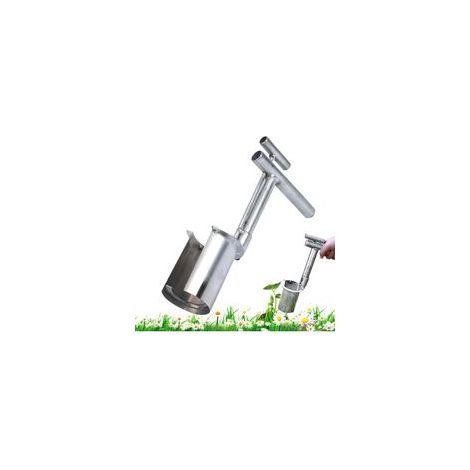 Transplanteur de Jardin, transplanteur de d'arbre, Outil de Plantation de bulbes en Acier Inoxydable, transplanteur de, Outil de Transplantation de Jardin Portable pour Creuser (1/5)