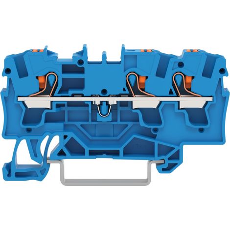 Connettore push-in Wago 2204-1304 blu 50 pezzi