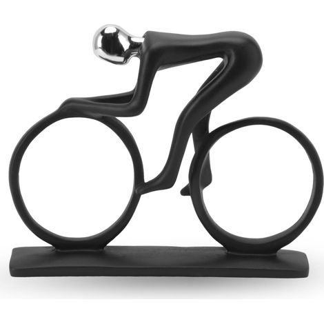 Statue De Cycliste Sculpture D'athlète Cycliste Figurine Miniature pour Vélo Bike Rider Ornement Art Sports Hobby Figure Ornement Décoration De Table (1/5)