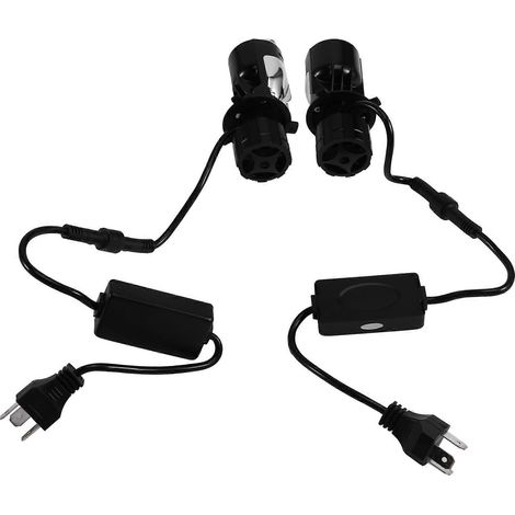 Phares A82 H4 à lentille mini LED HIB2 pour voiture et moto, double projecteur pour conduite à droite. (1/5)