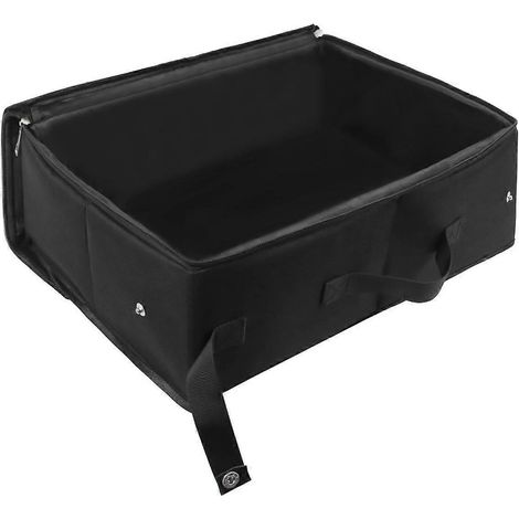 Bac à litière portable avec couvercle, boîte pliable étanche --- (1/5)