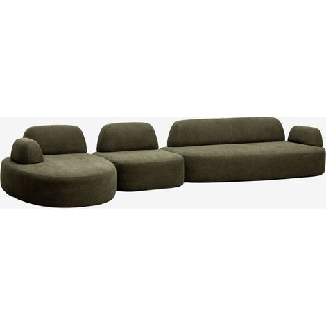 Divano modulare chaise longue sinistro a 3 pezzi con modulo angolare imbottito Giorgia SKLUM             (1/5)
