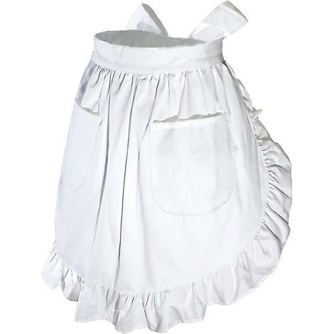 Grembiule da cucina con volant, grembiule da cucina retrò vintage carino con
