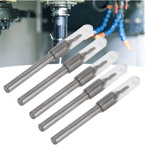 Einschneidiger Aluminium-Spiralfräser für CNC-Graviermaschinen, 3,175 x 1,5 x 3 mm (1/5)