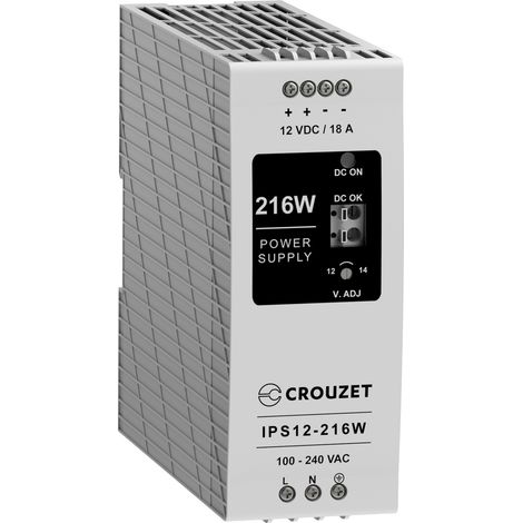 Crouzet 89452241 Industrienetzteil  12 V 18 A 216 W   Inhalt 1 St.