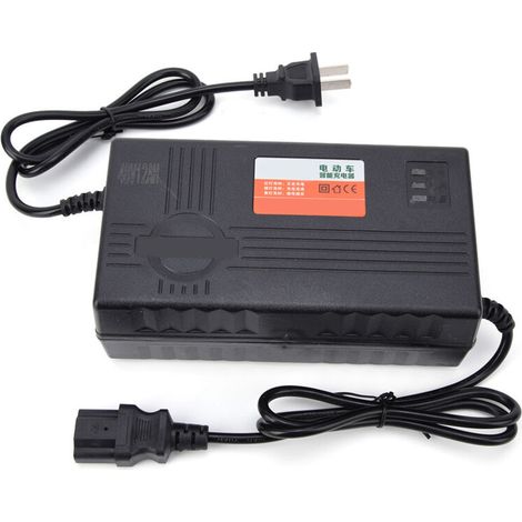 Chargeur Intelligent 48V 12AH avec Prise CN 220V pour Scooter Électrique et Trottinette