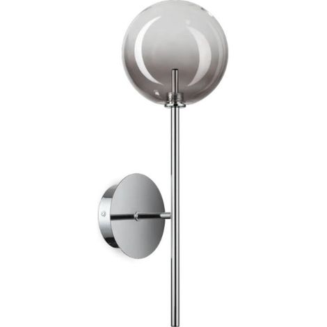 Ideal Lux Applique moderna Equinoxe 1 luce G4 ottone antico vetro ambra (1/3)