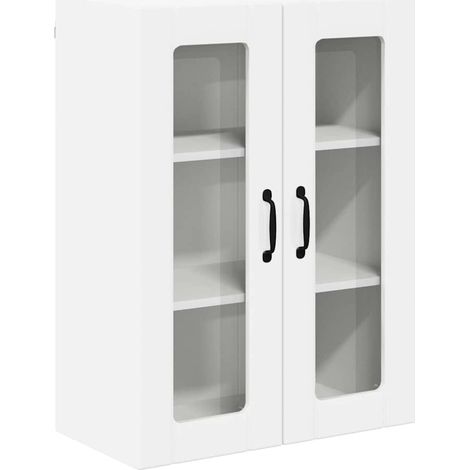 Meubles de Rangement,Armoire de cuisine avec étagère Blanc brillant 60 x 31 x 80 cm CFW463597 (1/5)
