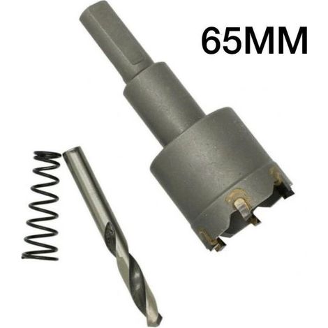 FRESE A TAZZA CON PUNTA PER TRAPANO MURO METALLO LEGNO ACCIAIO 65MM