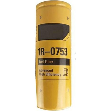 The 1R-0753 fuel filter element is suitable for Caterpillar excavators. (1/3)