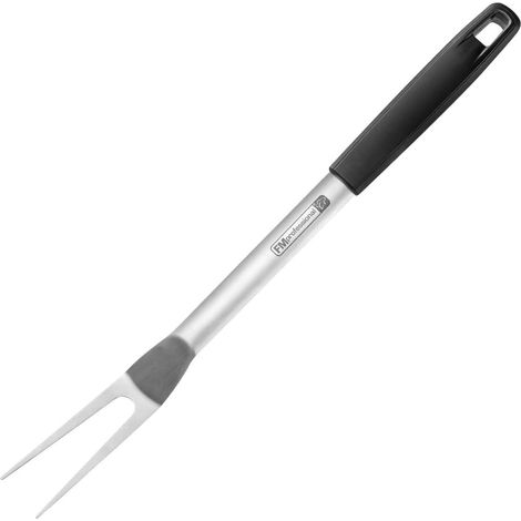 FMprofessional Forchettone da carne BBQ 45 cm in acciaio inox, Forchetta barbecue con punte affilate e manico ergonomico, Utensile griglia lavabile in lavastoviglie (1/4)