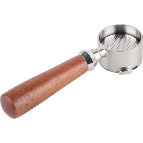 Porte-Filtre à Café sans Fond à 3 Oreilles, Pièces De Rechange Amovibles en Acier Inoxydable pour Les Maisons, Les Bureaux, Les Cafés(54mm) (1/5)