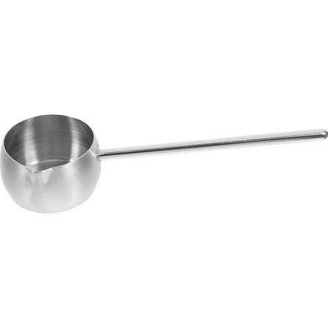 Louche à huile en acier inoxydable, louche à soupe, cuillère, louche à eau avec long manche (300 ml)-27.90X8.60X8.50CM-Silver (1/4)