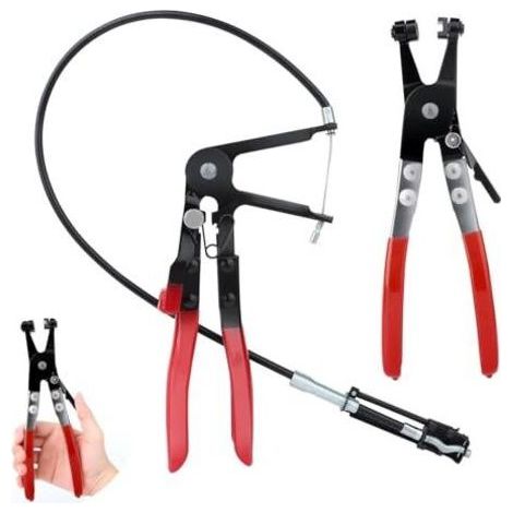 Pince a Collier Durite, Pince Collier de Serrage Pince Collier Echappement Pince Collier de Serrage à Ressort Pince Durite Autoserrant Pince Flexible Auto pour Réparation de Voiture (2)