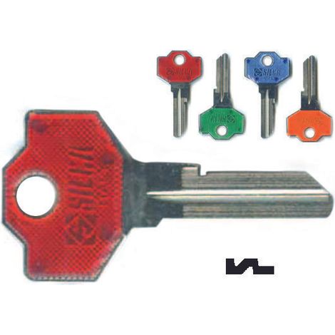 Chiavi per cilindri simeca 5 spine piccole sm1sl - sm1sl slim fluo colori assortiti
