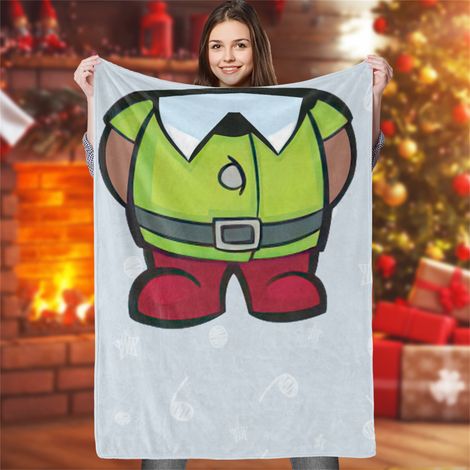 Weiche Weihnachtsdecke aus Polyester, 100 x 120 cm – Festliche Dekoration für Sofa und Bett (1/5)
