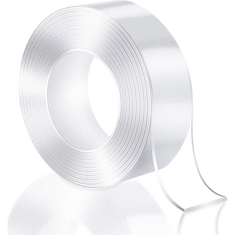 Ruban nano double face réutilisable 5 m, paquet de 1 (1/5)