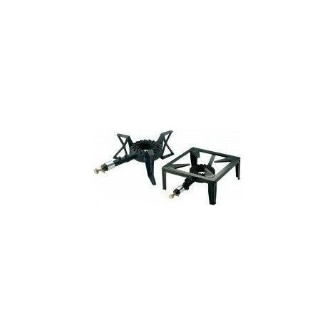 Outifrance – Réchaud à gaz en fonte tripatte 7500W – 3 brûleurs – Ø 37cm – Allumage traditionnel – Pour chantiers et espaces extérieurs (1/5)