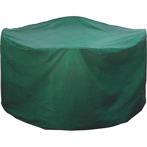 Housse de table de jardin, protection UV, lavable et réglable avec du ruban adhésif, pour les tables et chaises de jardin, polyéthylène résistant, vert, 160 x 100 cm (1/3)