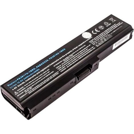 Batterie Portable - Lithium Ion 6 Cellules 4400 Mah - Pour Toshiba Satellite C650 C655 C660 C670 L750 L755 L775 Satellite Pro C650 C660 - 1 Unite