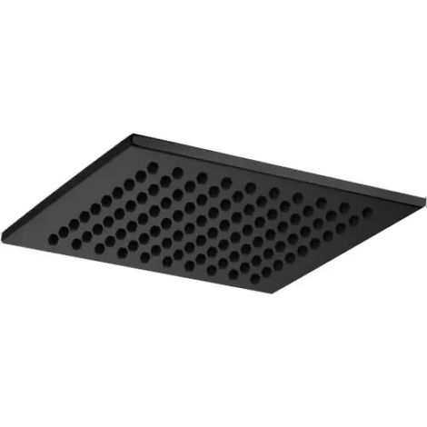 Soffione doccia Syncro quadrato, monogetto, attacco 1/2", 20x20 cm, ottone nero opaco PAFFONI
