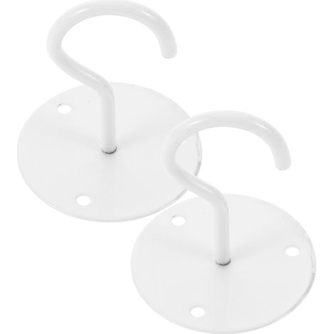 de plafond supports métalliques robustes fer blanc 2 pièces