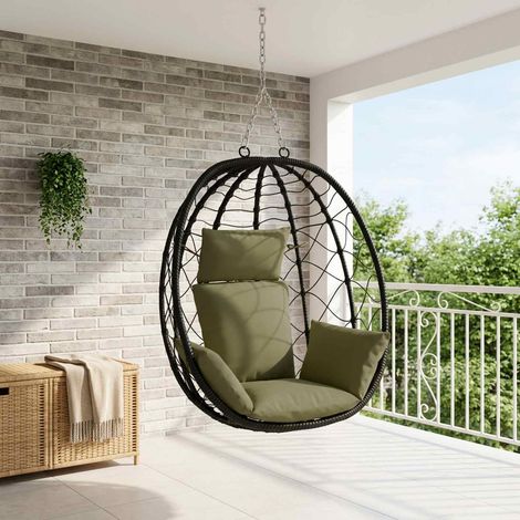 vidaXL Cojín Adirondack PUTTEN 100% Poliéster Verde oliva (1/5)