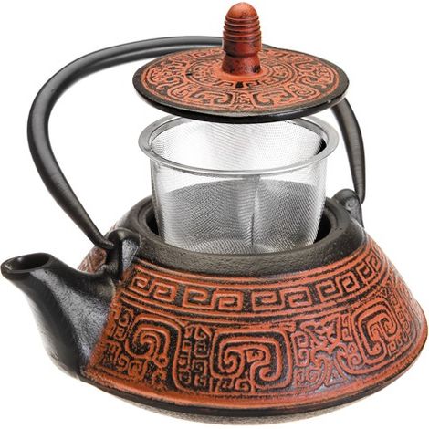 Théière ibili fonte 0,80 litre filtre inox 19 cm