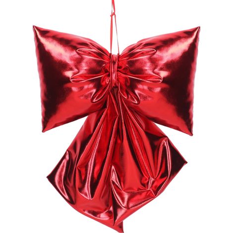 Fiocco tessuto lucido 25x35cm Rosso Peraga Christmas